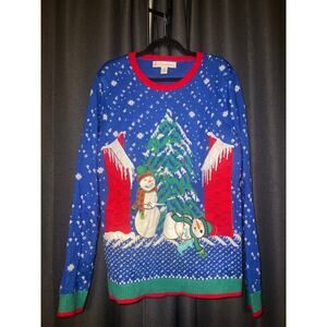 Ugly Christmas Sweater Xmas Size Large